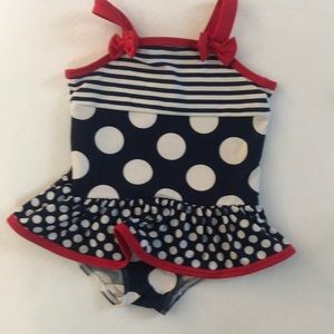 Red white and blue bathing suit